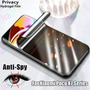 Xiaomi POCO X7 Pro x7pro 5 gam riêng tư Hydrogel phim chống nhìn trộm miếng bảo vệ màn hình bọc hoàn toàn chống trầy xước màng bảo vệ mềm