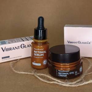 vibrant glamour retinol serum and retinol cream anti aging set