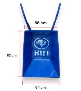 รถเข็นปูน รถเข็นปูนล้อเดี่ยว สีฟ้า ล้อแม็กซ์ เหล็กแท้ ขนาด 12 นิ้ว