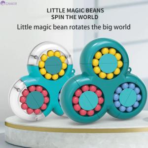 Magic Bean Finger Spinner For Anxiety Relief Rotating Fingertip Spinner Soothing