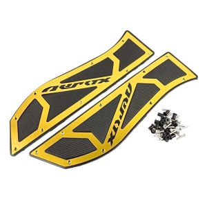 YAMAHA NVX155 NVX V2 AEROX155 CARPET FOOTBOARD CNC ALLOY FLOOR PANEL AEROX KAKI PAPAN PLATE PAD PEMIJAK FOOT STEP SCREW SET