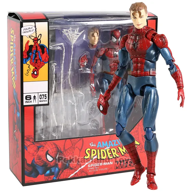 Mafex spider store man comic version