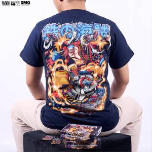 CLOWOR Franky Shogun The Iron Pirate Strawhat Pirates Crew Anime One Piece Kaos T-shirt 24S 185GSM