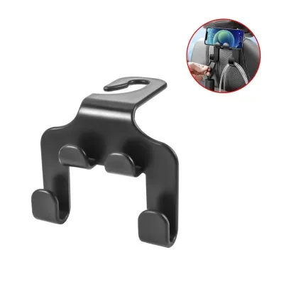 1/2 cái móc ghế sau ô tô đa năng nội thất xe hơi Giá đỡ điện thoại di động tựa đầu móc lưu trữ Ba lô
