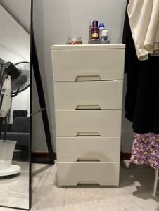 IVY Lemari Pakaian Plastik 5 Tingkat Laci Susun Serbaguna WEO IF3516