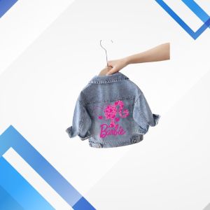 Jaket Anak Jeans Motif Karakter Warna Snow Blue Untuk Usia 2-7 Tahun