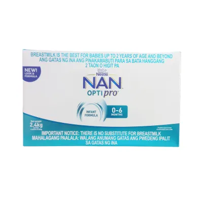 NAN OptiPro One Infant Formula for 0-6 Months 2.4kg