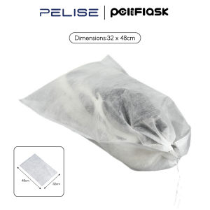 Pelise Sanitary Portable Non-Woven Cloth Drawstring Shoes Clear Storage Bag Dust Travel Pouch Organizer