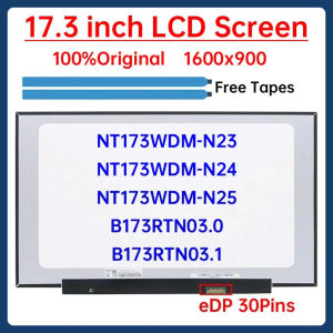 17.3" Laptop LCD Screen NT173WDM-N23 N24 N25 B173RTN03.0 B173RTN03.1 For Lenovo ideapad 3-17ARE05 3-17IML05 Display Matrix Panel