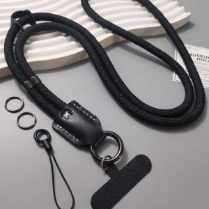 SAZ92 Long Mobile Phone Lanyard Adjustable Neck Hanging Mobile Phone Chain Multifunctional Detachable Crossbody Phone Strap Men Women