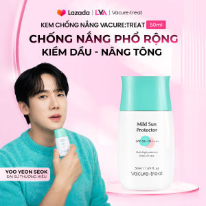 Kem Chống Nắng Nâng Tone Phổ Rộng Cấp Ẩm Chuyên Sâu Ngăn Ngừa Sạm Nám Tàn nhan Vacure:treat Mild Sun Protector SPF50/PA++++ 50ml
