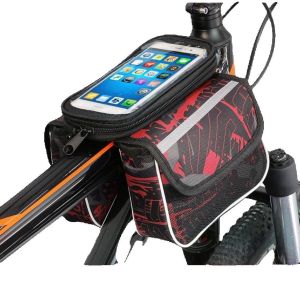 Túi Treo Sườn Xe Đạp Thể Thao  Có Ngăn Đựng Điện Thoại Cảm Ứng Tiện Lợi Đèn Hậu Nhiều Chế Độ Sáng