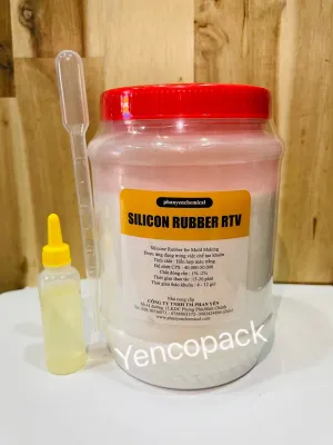 Silicon làm khuônsilicon đổ khuôn dẻosilicon rubber 1kg tặng kèm xúc tác và óng đong