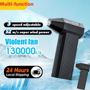 Violent Fan 350000RPM Powerful Air Blower Vacuum Dust Cleaner Charging Strong Winds 58m/s Brushless Turbo Jet Blower Dry