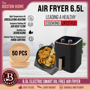 Boston Home Electric Air Fryer 6.5L / Touch Screen 5.0L / 4.5L Electric Fryer Oil Free Non Stick Frying Pan