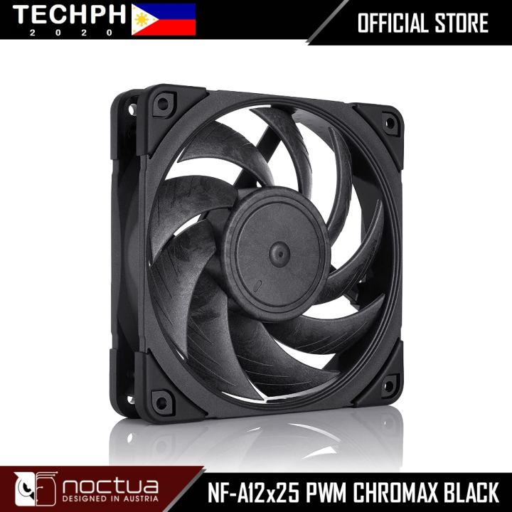 Noctua NF-A12X25 Chromax.Black 3台