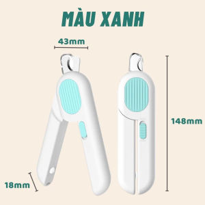 Kìm cắt móng thú cưng có đèn LED chiếu tủy Petgravity Kích thước nhỏ Sắc bén Thiết kế công thái học An toàn Bền bỉ