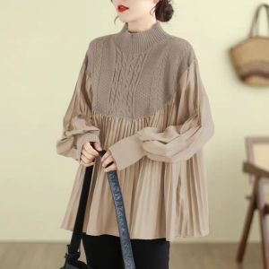 LC1678 Premium Oversized Blouse Fashion Korea Terbaru