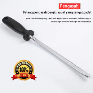 RAMO Asahan Pisau Stik Stainless Steel / Knife Sharpener Honer Honing Stick / Stik Asahan Stainless Steel