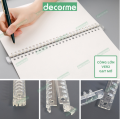 Sổ còng nhựa A4 B5 A5 DecorMe sổ caro vở kẻ caro kẻ ngang còng nhựa cứng có thể tháo còng thay giấy refill tiện dụng. 