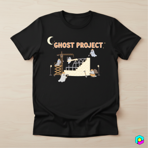 Ghost Project Shirt Halloween Spooky Cute Tshirt Corruption Shirt