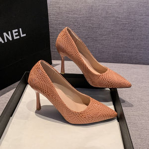 [Free Shipping] WomenS High Heels 2026 New Model Pointed Toe Stiletto Pumps Shallow Large Size Work Shoes Commuting Professional WomenS Shoes