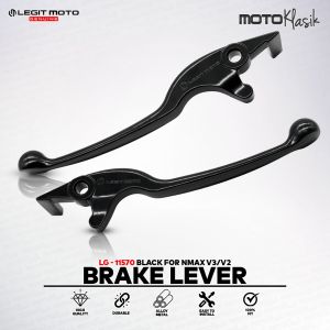 LEGITMOTO NMAX V3 NMAX V2 BRAKE LEVER CHROME / BLACK / FORGED 2PCS HANDLE BRAKE LEVER FOR YAMAHA NMAX V3/V2 MOTORCYCLE