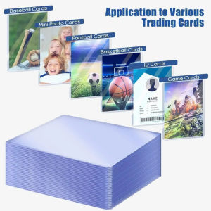 5/10/25/50/100pcs Toploader 35PT Thickness Clear Card Toploader Toploader Pokemon Yugioh Digimon KPOP Photocard Card Sleeve Trading Card Holder