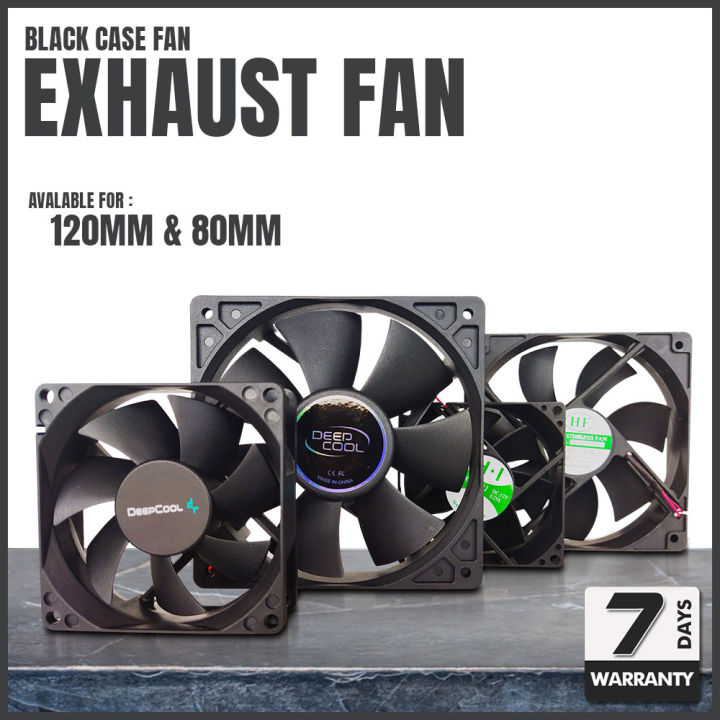 Exhaust Fan PC Case 120mm & 80mm Super Silent Big Airflow | Ordinary ...