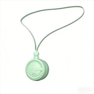 OWNNEW Portable Bladeless Neck Fan USB Rechargeable 3-Speed Adjustable Neck-Worn Fan Mini 360° Bendable Hanging Fan Outdoor Travel
