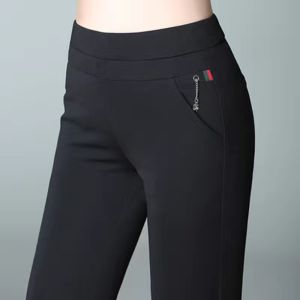 Quần Legging Nữ Quần Legging Nữ Quần Dài Ôm Co Giãn Màu Đen Cho Nữ