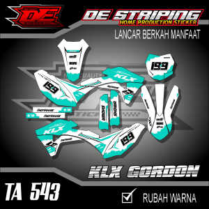 Stiker Varias Motor Klx Gordon Fullbody Desain Simple TA543