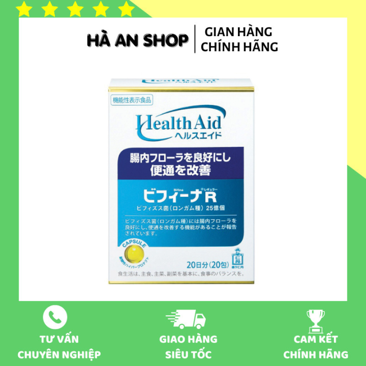 Men Vi Sinh BIFINA R Health Aid Hỗ Trợ Tiêu Hóa Của Nhật Bản (Hộp 20 ...