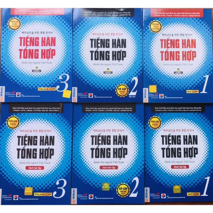 [HCM]Sách - Combo Tiếng Hàn Tổng Hợp Dành Cho Người Việt Nam Sơ Cấp ...