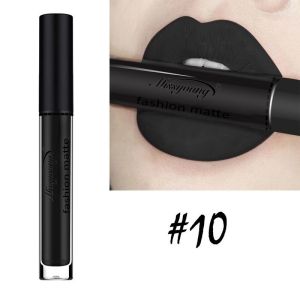 Bare Color Lip Clay Gray Purple Matte Velvet Lipstick Longlasting Blood Red Black Gothic Lipgloss
