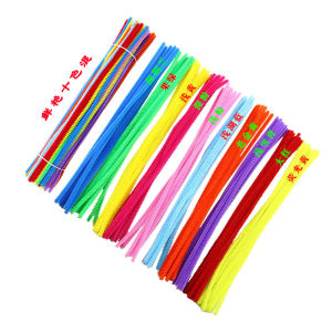 Ivorybaby 100pcs Kawat Bulu Mercy/Pipe Cleaner Twist Stick 30cm Craft Artwork