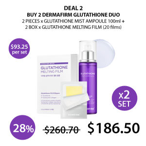 (DERMAFIRM) Glutathione Mist Ampoule & Glutathione Melting Film - COCOMO