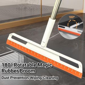 Rotatable Magic Rubber Broom/Window Silicone Wipers/Floor Water Sweep Squeegee Bathroom Mop/Cleaning