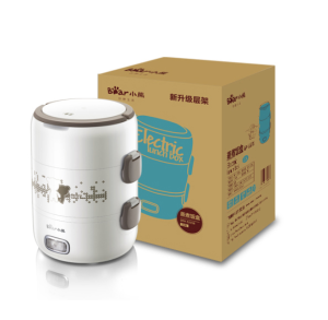 Original Bear electric lunch box pluggable electric heating steamed rice hot rice artifact 2L three layer rice cooker office worker DFH-S2358