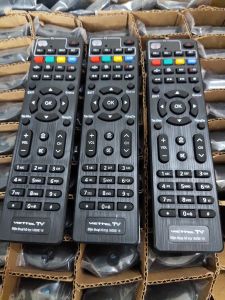 Điều khiển IR dùng cho Set Top Box Viettel có 4 nút TV learn