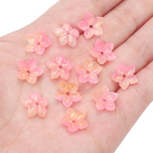 10ชิ้นลูกปัดแก้วกระจายลูกปัดไล่ระดับสีสำหรับสร้อยข้อมือทำด้วยมือสร้อยคอพวงกุญแจอุปกรณ์การทำเครื่องประดับหัตถกรรม DIY