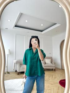 NANDO ATASAN KEMEJA DAILY WANITA KOREAN STYLE TERBARU FASHION SIMPLE