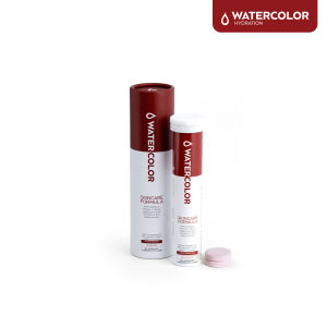 WATERCOLOR Skincare Formula Effervescent Tablets - For Anti-Aging & Glowing Skin (1 Tube 20 Tablets)