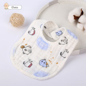 Mumystation 8 Lapis Kain Kasa Lembut Celemek Bayi/Celemek Makan Bayi/Bib Bayi/Slabber Bayi