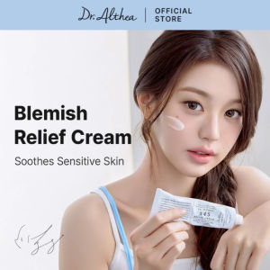 Dr. Althea 345 Relief Cream 50ml – Lightweight Post-Acne Moisturizer with Niacinamide & Ceramide NP Soothes Redness Hydrates Sensitive Skin Non-Comedogenic