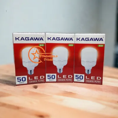 Paket 3 Pcs KAGAWA ECO Lampu Bohlam LED Capsule 50 Watt Garansi 3 Bulan