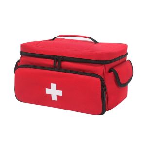 GONGL Portable Medicine Kit Bag Large Capacity Sorted Storage Medicine Carry Bag Premium Multi-functional Empty Medicine Kit Home