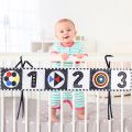 Contrast Book Soft Book Mini Kontras Hitam Putih Bayi Newborn Mainan Edukasi Sensori Buku Kain Boks Bayi Book. 