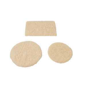 3Pcs Miniature Doll House Floor Mat Plush Rug Creative Pretend Play Accessory Children Craft Model Project Decoration