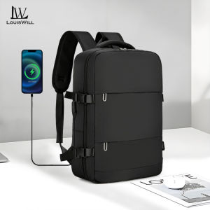 LouisWill Men Backpack Laptop Backpack Business Travel Bag Waterproof Backpack College Backpack Casual Shoulder Bag Pack School Bag for Men Women